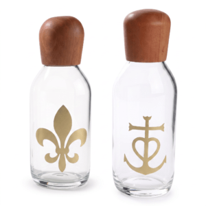 Duo botellas simbolos